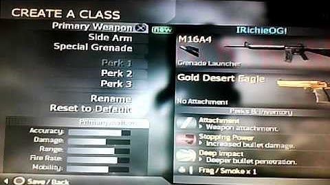 CoD4 - Top 5 Best Classes