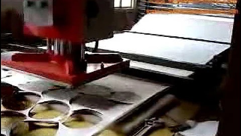 automatic abrasives sandpaper die cutting making machine