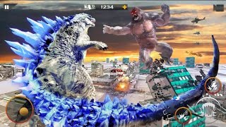 Dinosaur Rampage Attack : King Kong Game 2021 - Best Godzilla Vs Kong Kong Fighting Android Gameplay screenshot 4