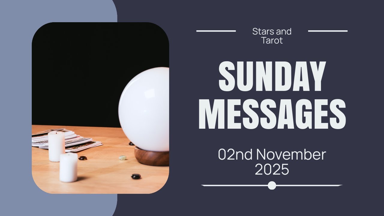 Sunday messages - 02nd November 2025 - ask help to the Angels, you need to remove the negativity