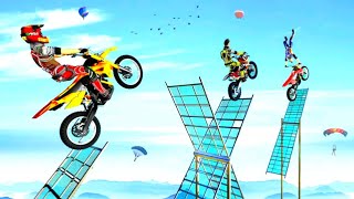 Racing bike stunts 2019 - extreme stunt games.