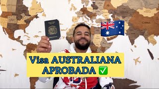 Visa de Australia 🇦🇺 APROBADA ✅. Te explico como solicitarla paso por paso 🤩. #