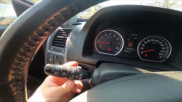 How to Enable or Disable Front and Rear Anti Fog Lights in Honda CR-V III ( 2006 – 2012 )