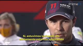 Sergio Pérez Declaraciones Gran Premio de Italia Clasificación F1 2021