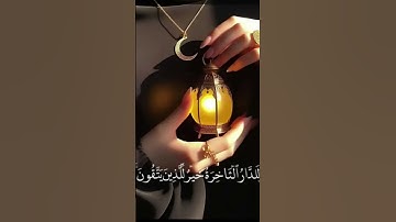 وَمَا الْحَيَاةُ الدُّنْيَا إِلَّا لَعِبٌ وَلَهْوٌ ۖ وَلَلدَّارُ الْآخِرَةُ خَيْرٌ 🌾🌾 #آيات #قرآن #