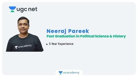 Know Your Educator - Neeraj Sir | Political Science | Higher Education System | Unacademy UGC NET