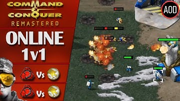 Command and Conquer Remastered: Tiberian Dawn - 1v1 Online Multiplayer Ranked Gameplay - 2 Matches