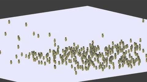 Crowd Simulator in Blender