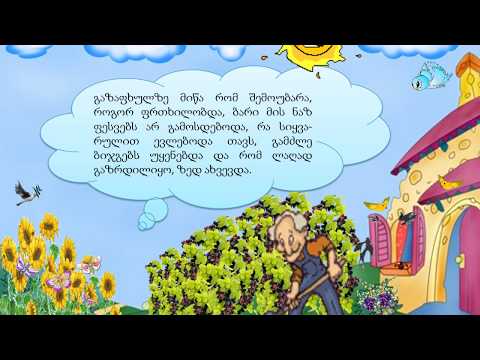 ,,ვაზი და გლეხკაცი\" ლეონარდო და ვინჩი.