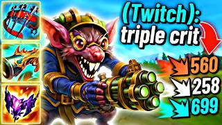 TRIPLE CRIT TWITCH (AD crit, AP crit & TRUE DAMAGE crit)