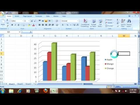 How To Draw A Bar Chart In Excel 2007