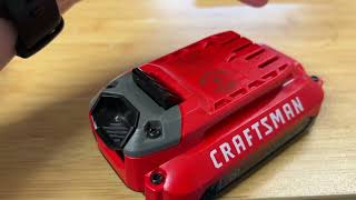 How do you charge a Craftsman power drill?