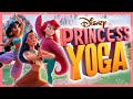 Disney princess yoga  calming yoga for kids  valentines day brain break  cosmic gonoodle