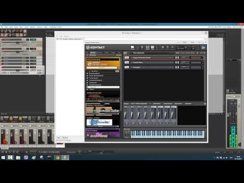 Настройка MIDI и AUDIO каналов KONTAKT 5 в REAPER v4.73