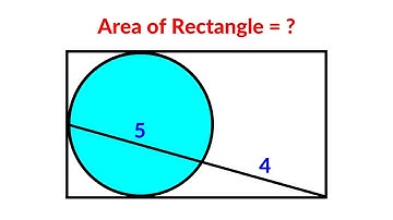 Find the area of the rectangle | A Very Nice Geometry Problem | Math Olympiad