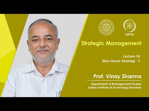 Lecture 34: Blue Ocean Strategy - 5