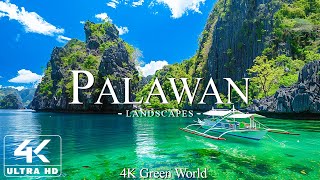 Palawan 4K Scenic Relaxation Film - Relaxing Piano Music - Beautiful Nature