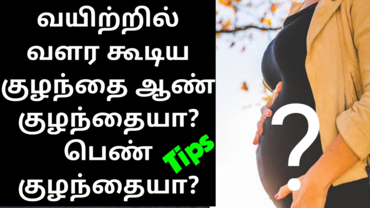 pregnancy health tips in Tamilஆண் குழந்தையா பெண்