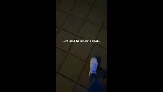 Bro said he knew a spot 😮