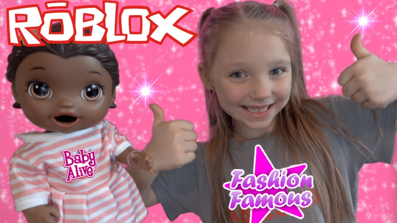 Baby Alive Plays Roblox Fashion Famous The Lilly And Mommy Show Funny Kids Skit Kids Gaming Youtube - baby alive playing roblox