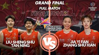 Liu/Tan (CHN) VS Jia/Zhang (CHN) - KFF Singapore Badminton Open 2026 - Grand Final Liu/Tan (CHN) VS Jia/Zhang (CHN) - KFF Singapore Badminton Open 2026 - Grand Final