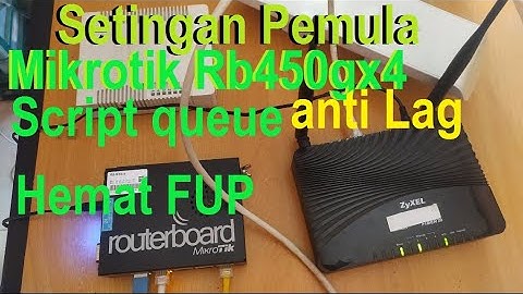 cara setting mikrotik rb450gx4 pake script di simple queue