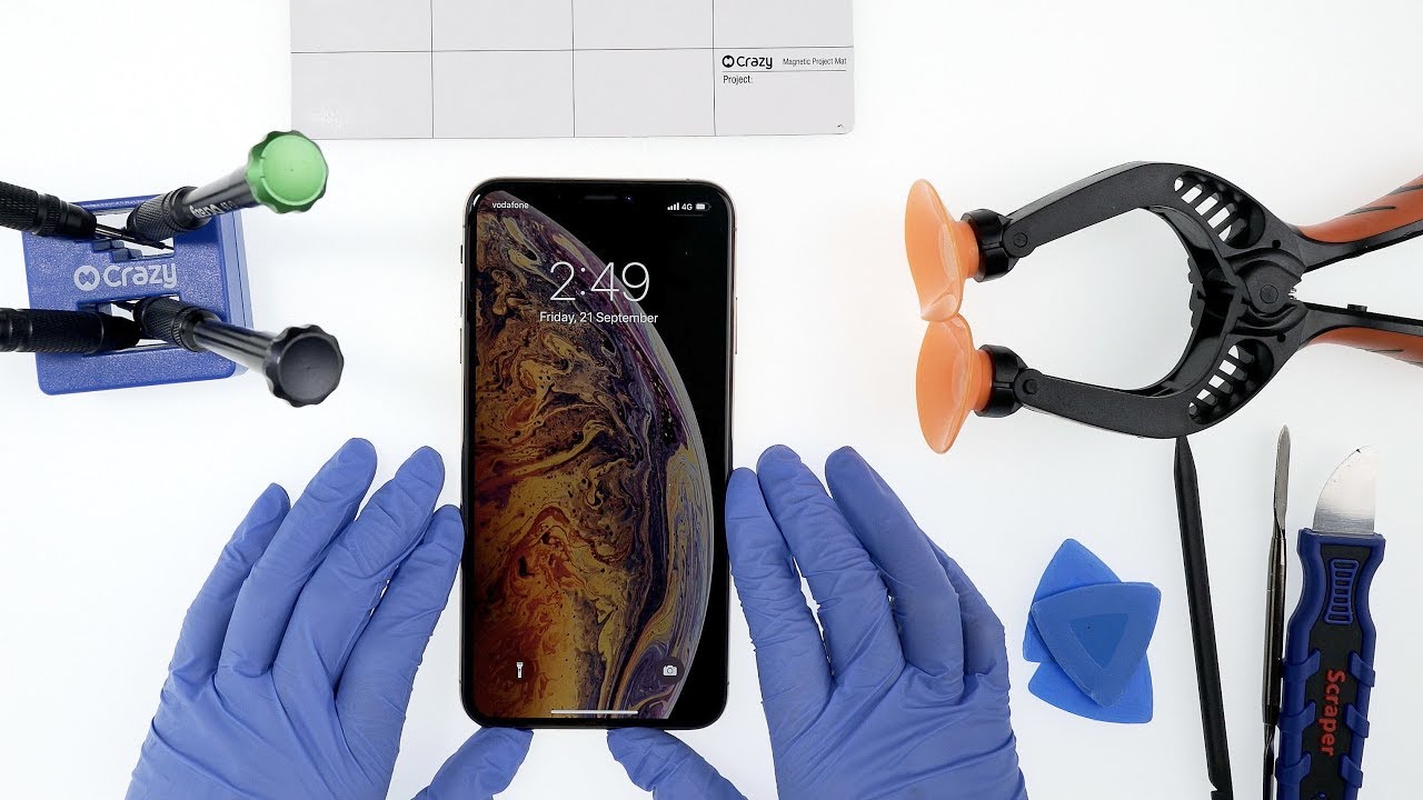 iPhone Xs Max teardown disassemble 4k UHD YouTube