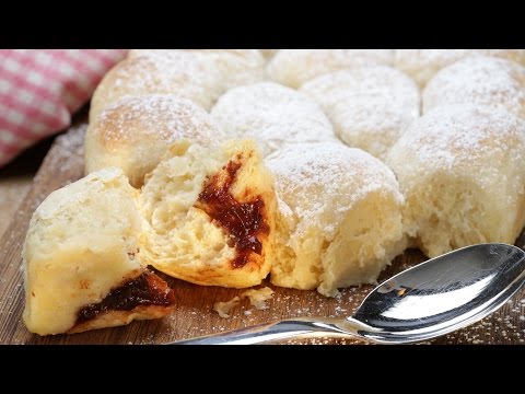 Gefüllte Buchteln: Köstliche Hefeknödel aus dem Ofen #chefkoch