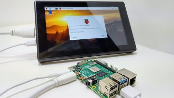 Raspberry Pi 4, Waveshare 7inch HDMI Capacitive Touch Screen Unboxing and First Use