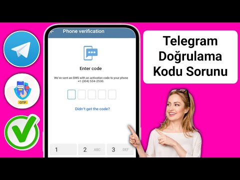 Telegram doğrulama kodu