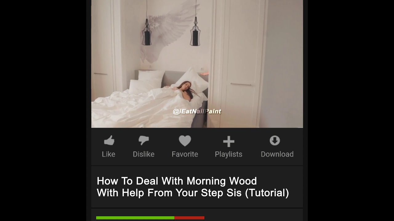 How To Deal With Morning Wood With Help Of Step Sis Youtube