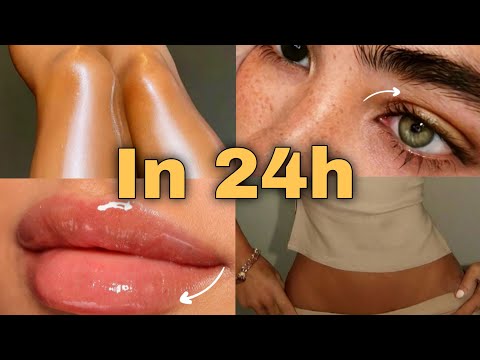 24 hours GLOW UP at home 100% working (effective & realistic)