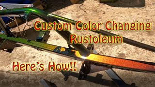 Color Changing Metallic (Chameleon) Rustoleum?! Here's how!