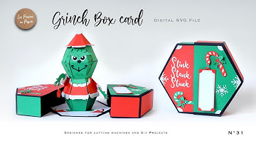 SVG PROJECT GRINCH BOX CARD | ASSEMBLY TUTORIAL |  LPP | N31