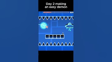 Day 2 of making an easy demon  #gdlayout #geometrydash
