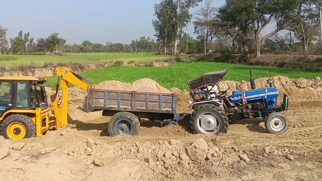 Silent JCB power truck 439 powertrac 439 chadhai per nahin chal Paya aaj to