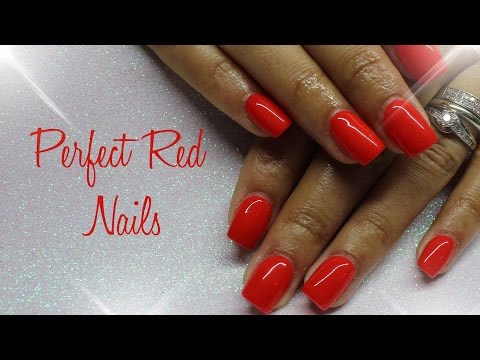 PERFECT RED Nails | Gel nails UK