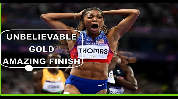 Unbelievable Finish! Gabby Thomas Takes GOLD in Women's 200m | Paris 2024 Olympics #olympics