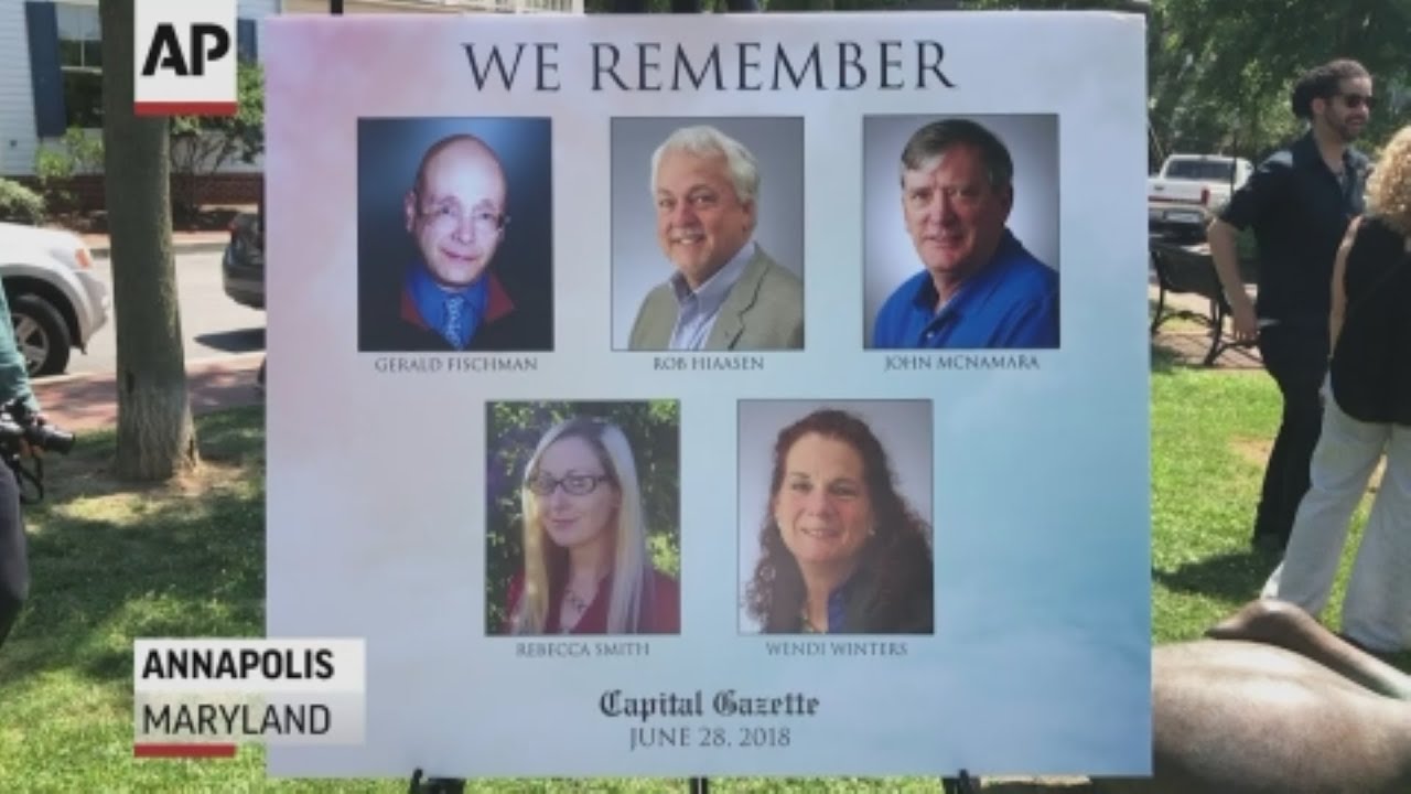 breaking free Memorial held for 5 Capital Gazette employees