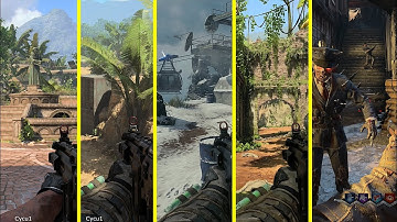 Call of Duty Black Ops 4 vs BO1 vs BO2 - ALL 5 Remastered Maps Comparison
