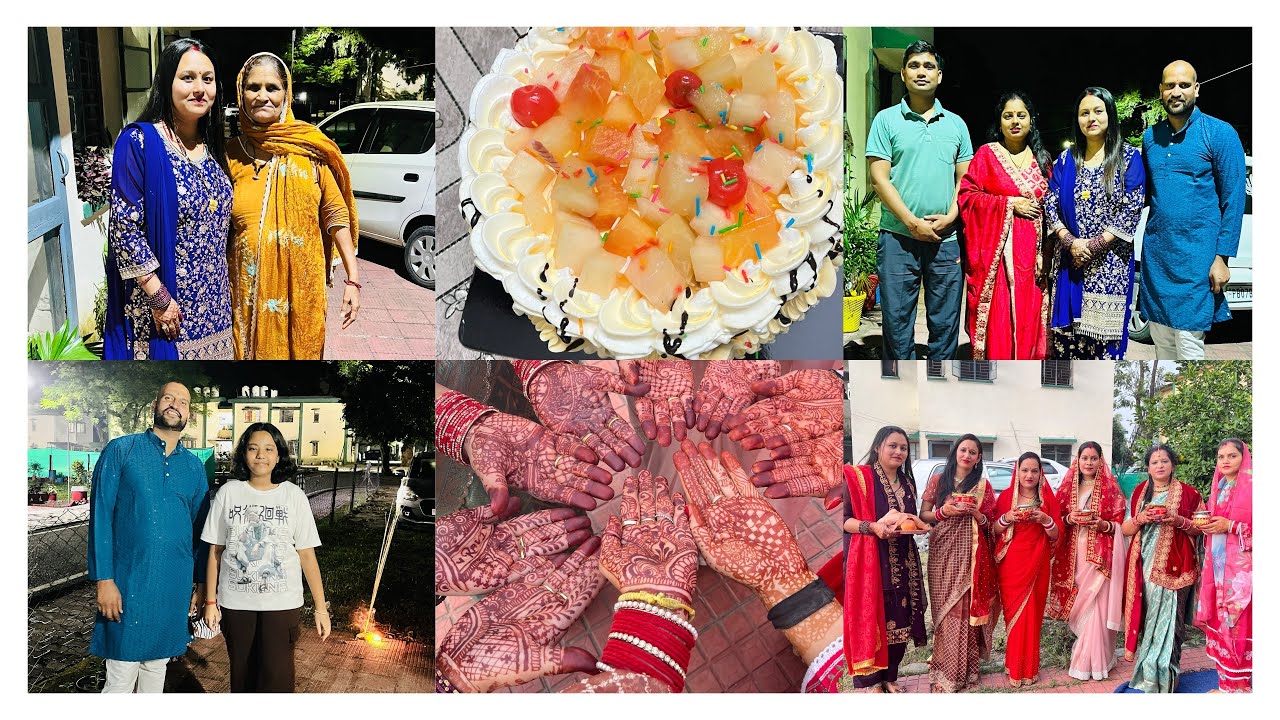 Karva chauth celebration🎉🌸 army wife’s❤️ | daily routine |￼