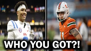 MattBeGreats Prediction for #6 Ole Miss vs #10 Miami
