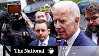 Joe Biden jokes he got 'permission' to hug amid complaints of unwanted touching