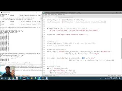 Creating Visual Stimuli in Python 2.61: Setting the stimulus size using psychopy