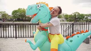 Fun and interesting inflatable dinosaur costumes are here~