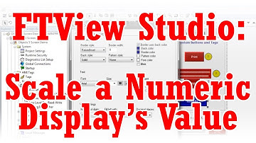 View Studio - Scaling a Value in a Numeric Display
