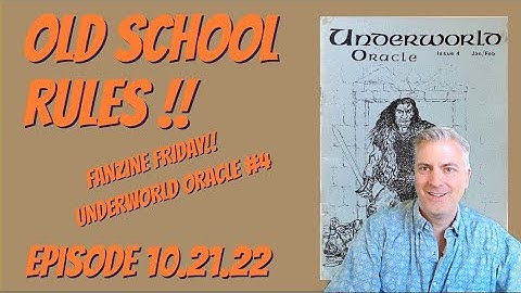 Fanzine Friday: Underworld Oracle 4