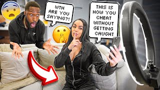 Giving Advice On HOW TO CHEAT WITHOUT GETTING CAUGHT In Front Of My Boyfriend *HE SNAPS*