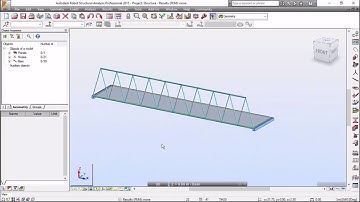 Exercise11 - Part 1 - 3D Single-Span Road Bridge with a Moving Load (Robot Structural Analysis)