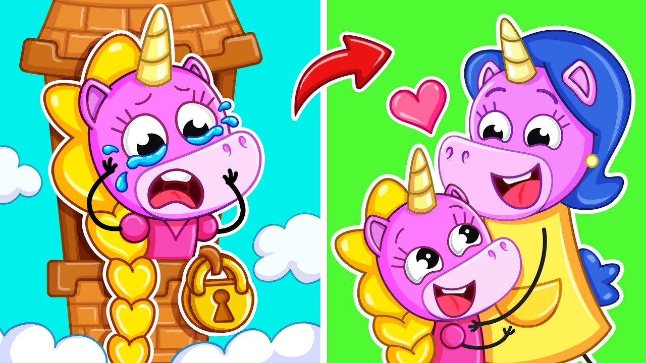 Как Спасти Принцессу?! | Приключения Рапунцель 🏰👑 | Крошка Мими 🦄